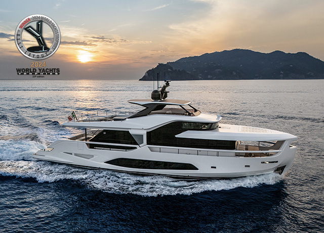 Ferretti Group scores a huge success at the World Yachts Trophies 2024 with four awards for the Ferretti Yachts, Pershing, Custom Line and Wally brands.