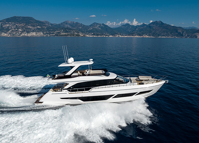 Ferretti Yachts dévoile le nouveau 670.<br />
 