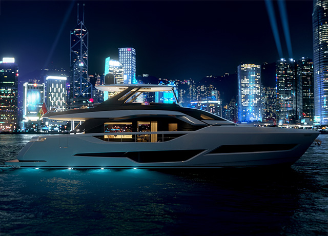 Ferretti Yachts 800 revolutionises the sea experience.